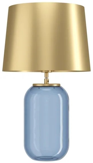 Lampă de masă Eglo 390064 CUITE 1xE27/40W/230V auriu/albastru