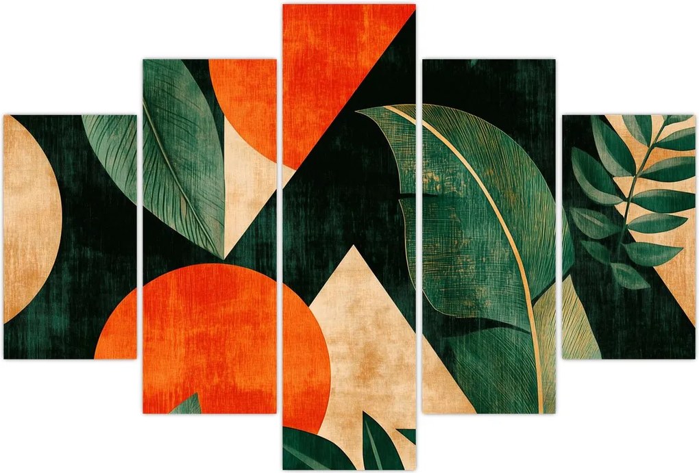 Tablou - Motive naturale geometrice II. (150x105 cm)