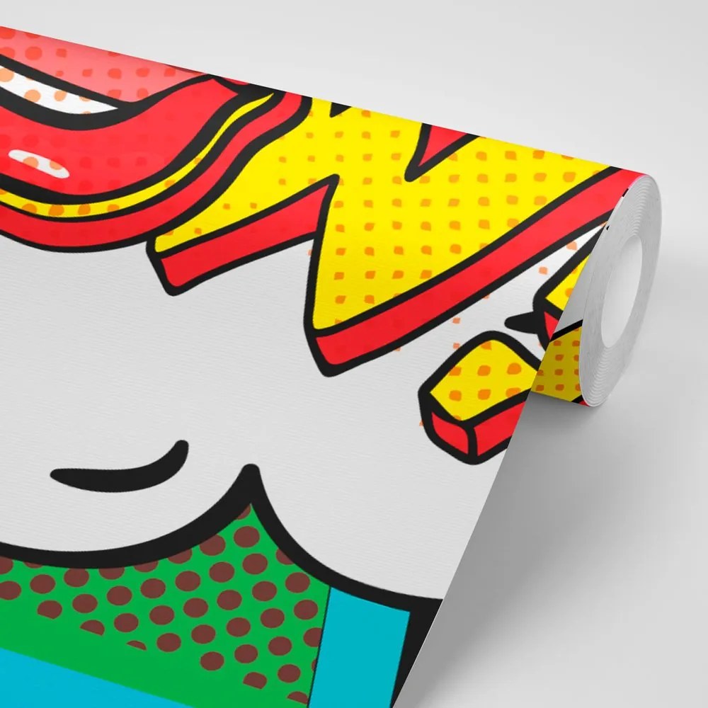Tapet autoadeziv în stil pop art - WOW!