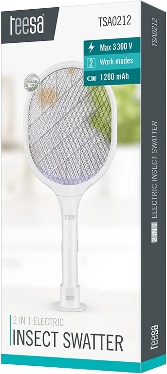 Paleta electrica swatter anti-insecte 2 in 1 teesa