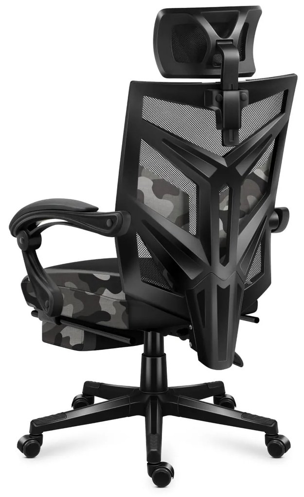 Fotoliu gaming Cruiser 5 (negru + gri camuflaj). 1087451