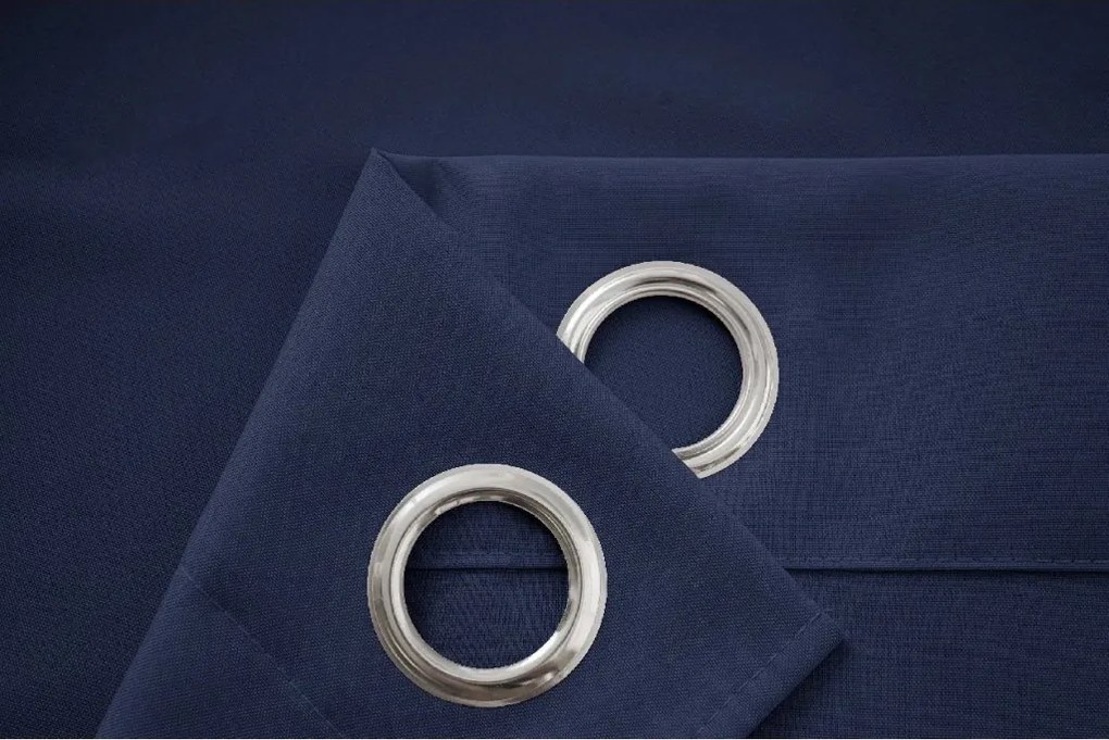 Draperie albastru inchis OXFORD 140x250 cm Agatat: Rejansa