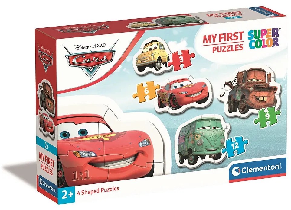 Disney Mașini My First puzzle forme bebe Clementoni