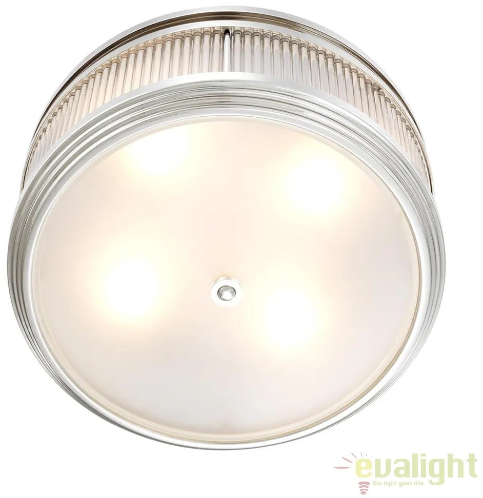 Plafoniera design LUX Rousseau nickel 112855 HZ