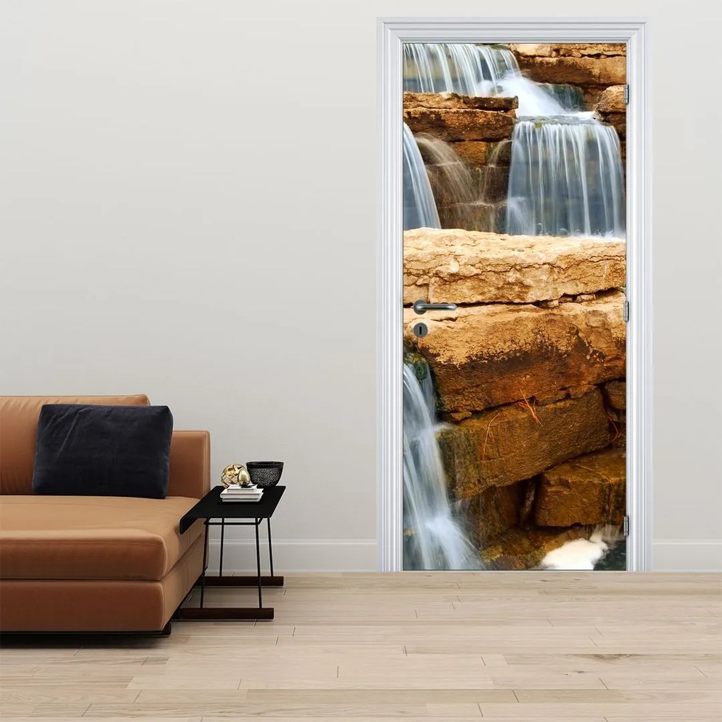 Fototapet pentru ușă - Cascadele (95x205cm)