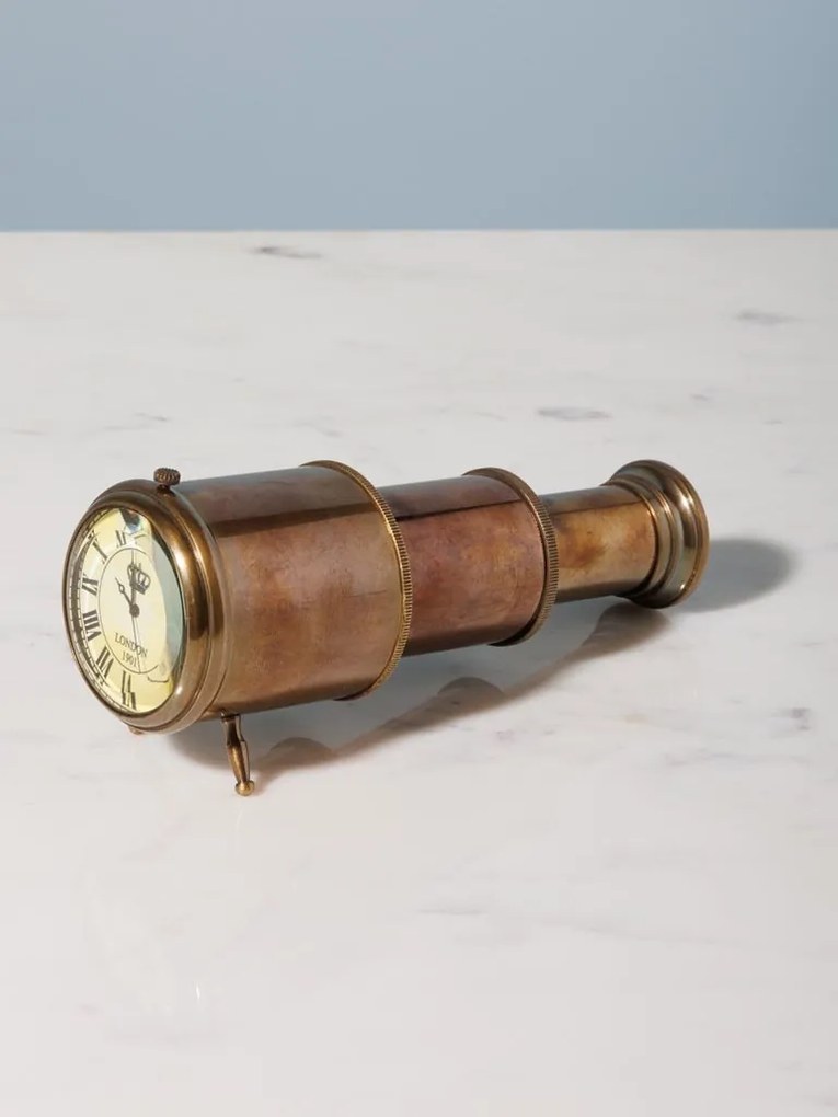 Ceas de masa, din alama, Telescope
