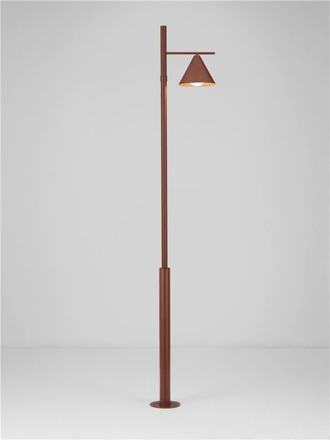 Stalp de exterior IP65 ORIX corten H-220cm