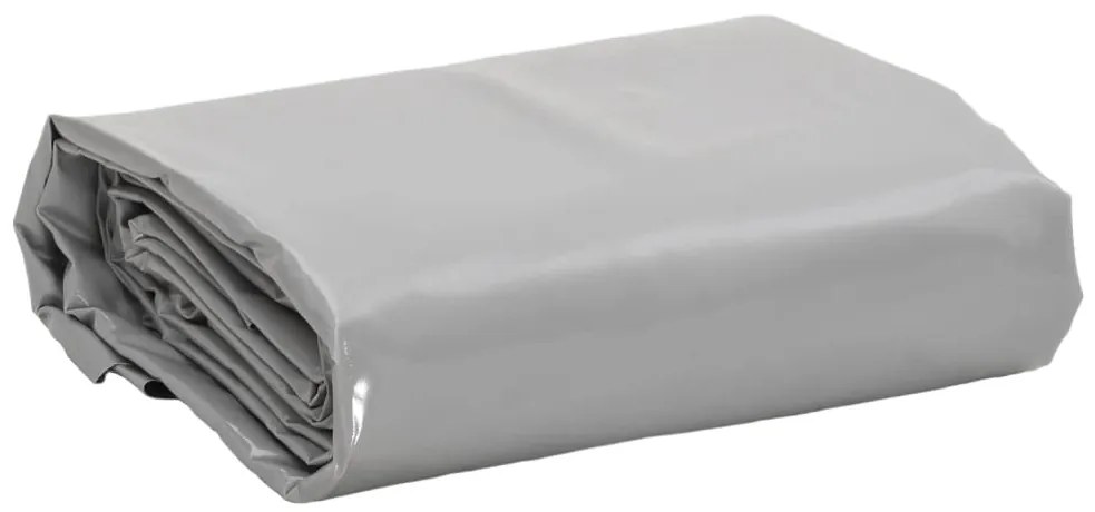 vidaXL Prelată, gri, 1,5x10 m, 650 g/m²
