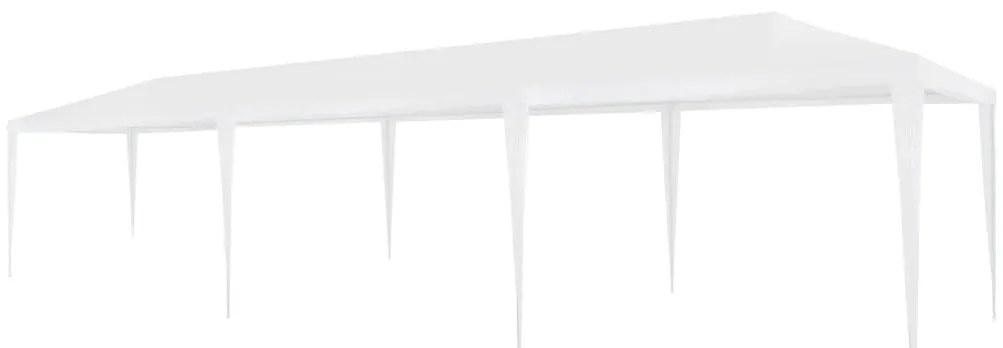 vidaXL Cort de petrecere, alb, 3 x 9 m, PE