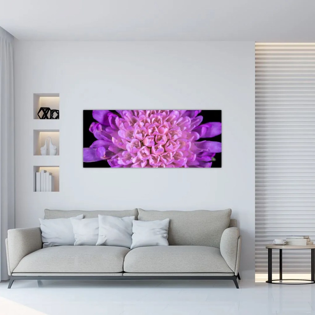 Tablou detailat cu floare (120x50 cm)