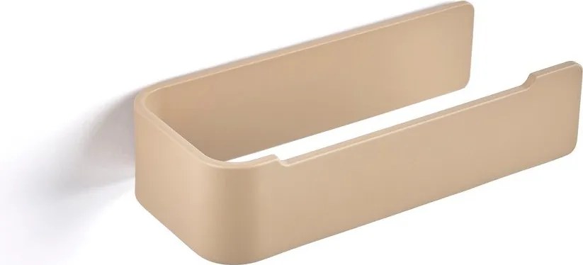 Suport pentru hârtie igienică bej de montat pe perete din metal Ume – Zone