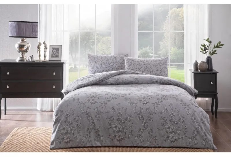 Lenjerie de Pat cu Husa Elastic Flanel Bumbac 100% Julian TAC