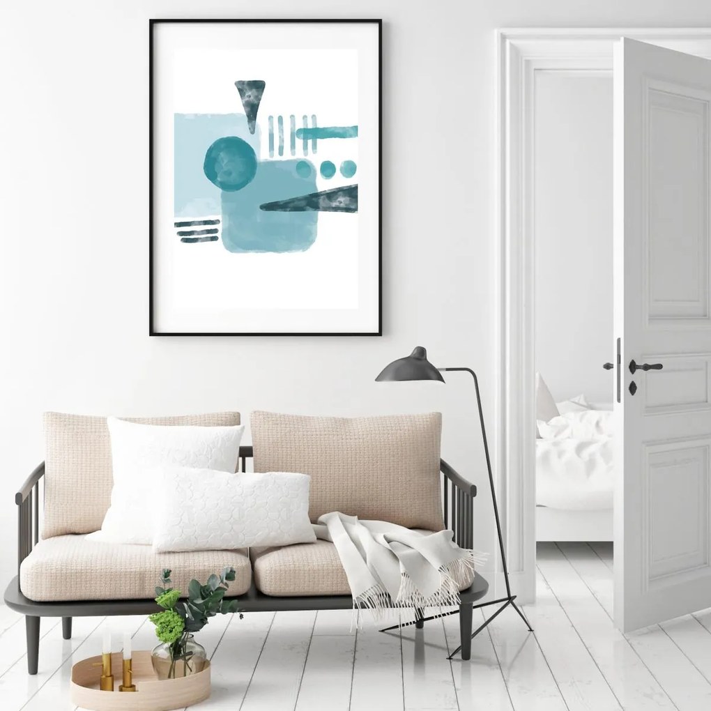 Poster - Abstracție pictată (A4)