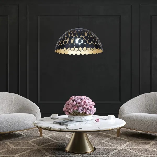 Lustră pe cablu LISA BLACK 1xE27/60W/230V