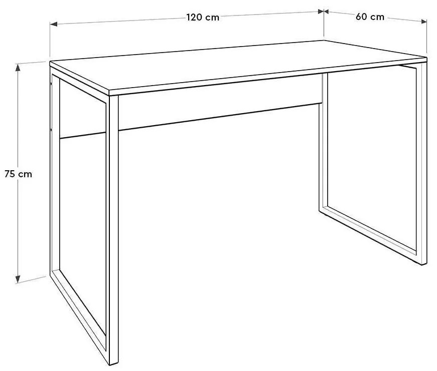 Masă PC Calliope 3 (nuc deschis) . 1109393