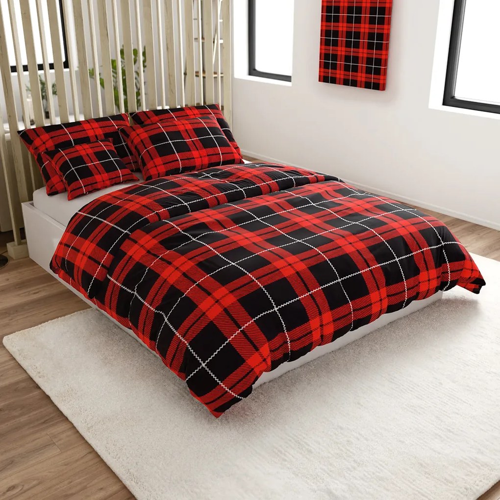 Lenjerie cocolino ALBURY rosie Dimensiune lenjerie de pat: 70 x 90 cm | 140 x 220 cm