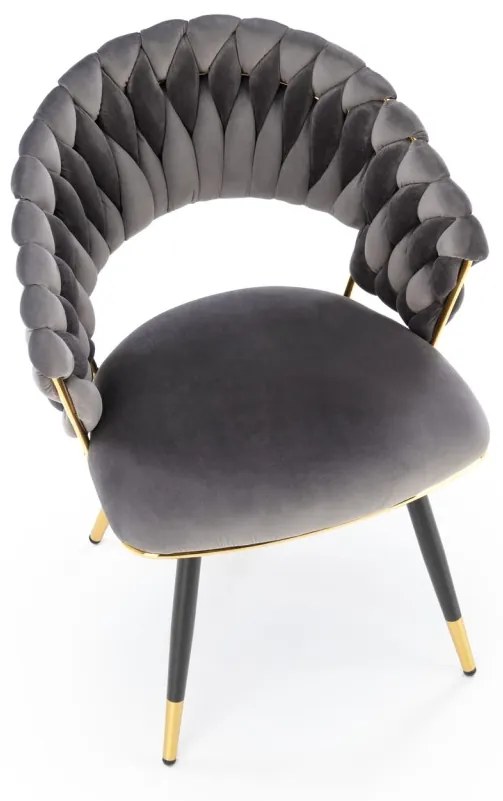 Scaun K551 velvet gri