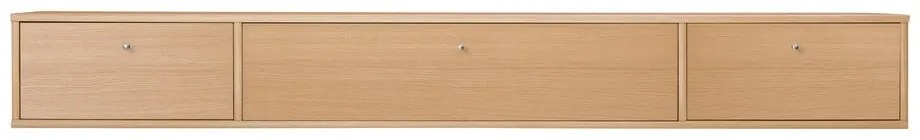 Comodă TV în culoare naturală cu aspect de lemn de stejar 176x22 cm Mistral – Hammel Furniture
