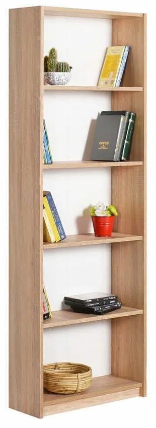 Biblioteca Adore Modern, 5 rafturi, 64x182x26 cm