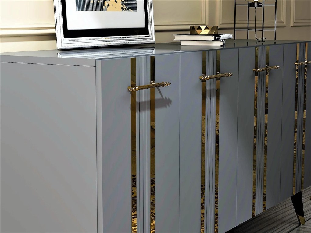 Dulap Pebine 1 (antracit + auriu) . 1093437