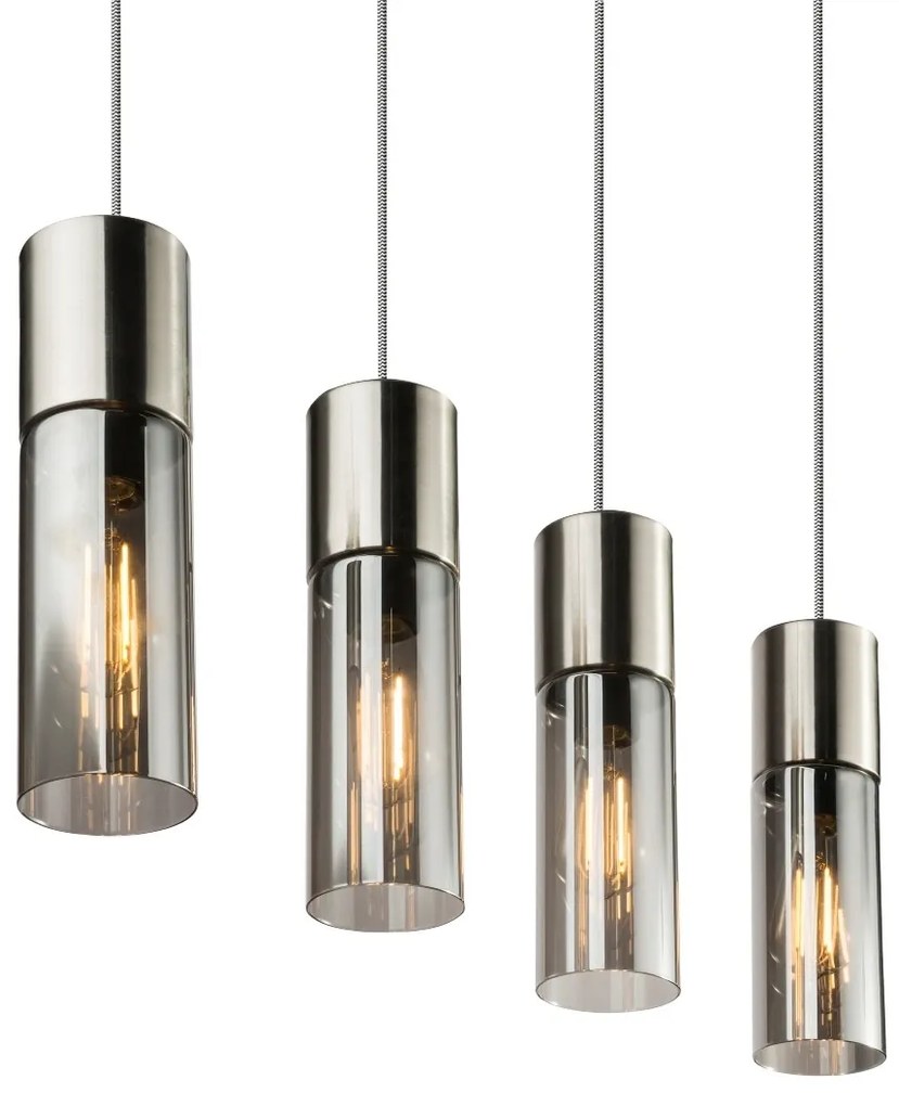 Lustra moderna cu 4 pendule ANNIKA nickel 21000-4HN GL