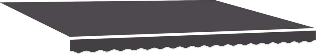 vidaXL Copertină Antracit 450 x 300 x 165 cm Poliester și Aluminiu