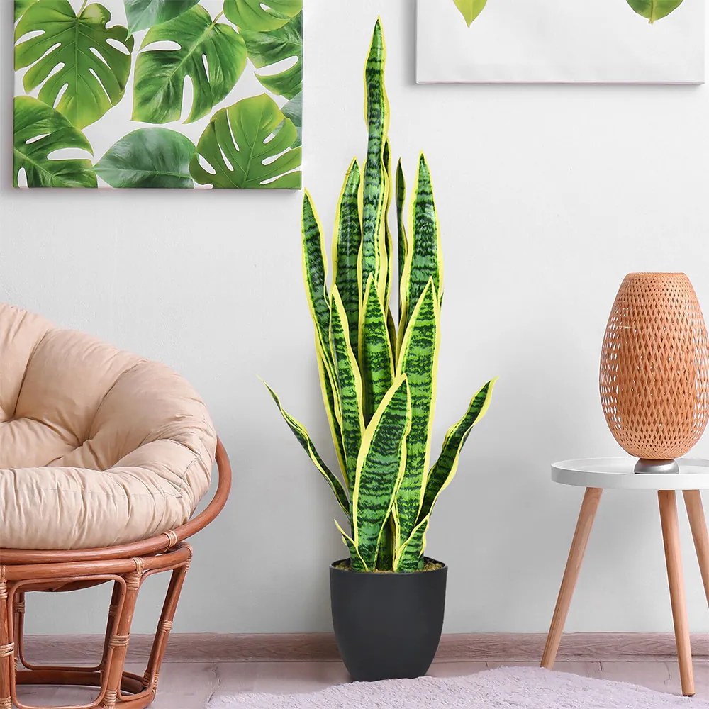 Plantă artificială Sansevieria, 93 cm