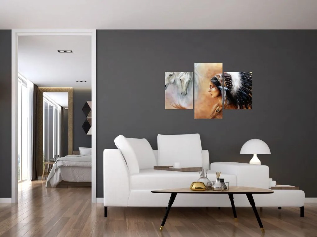 Tablou - Farmecele indienilor (90x60 cm)