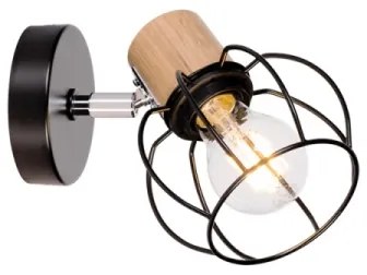 Spot de perete Spot-Light 26114104 PHIPHI 1xE27/60W/230V stejar