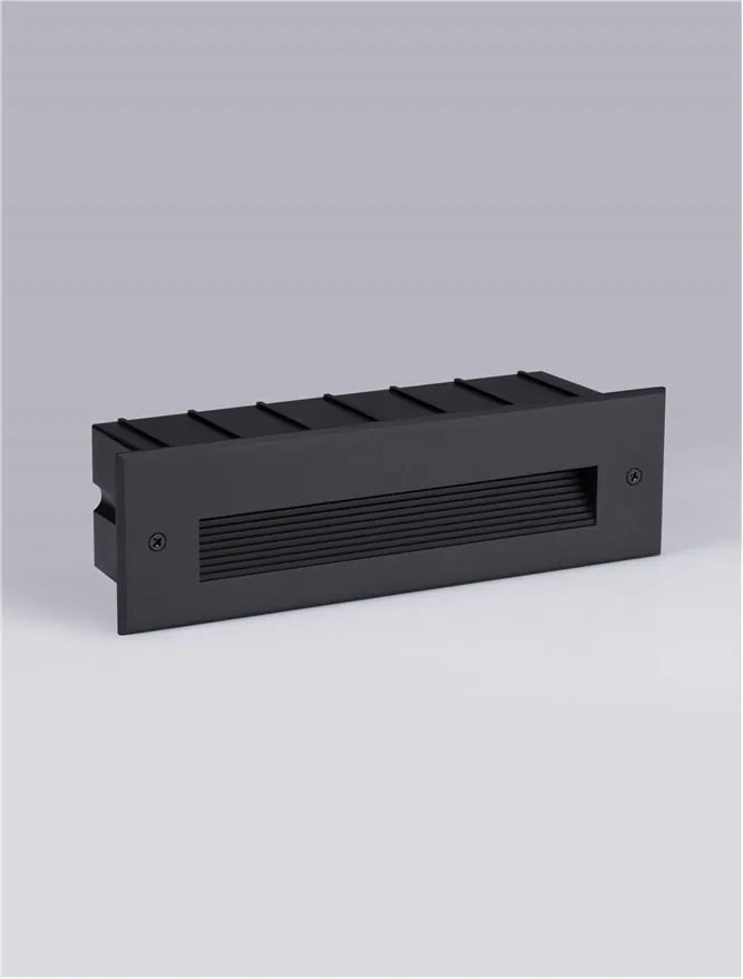 Spot LED incastrabil exterior, ambiental, IP65, POLKA negru