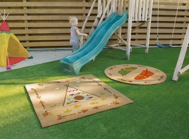 Covor copii cu fire fluorescente ce stralucesc in intuneric, Spirit-Glowy 130cm 3141-17 AE