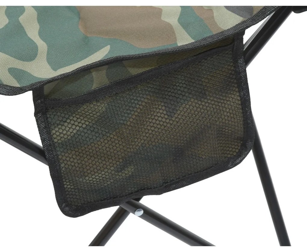 Cattara Camping scaun pliabil Lipari armata , 45 x45 x 70 cm