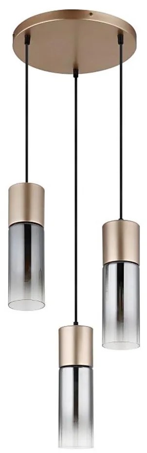 Globo 21000-3HCA - Candelabru suspendat pe cablu ANNIKA, 3 x E27, 25 W, 230 V, Ø 30 cm