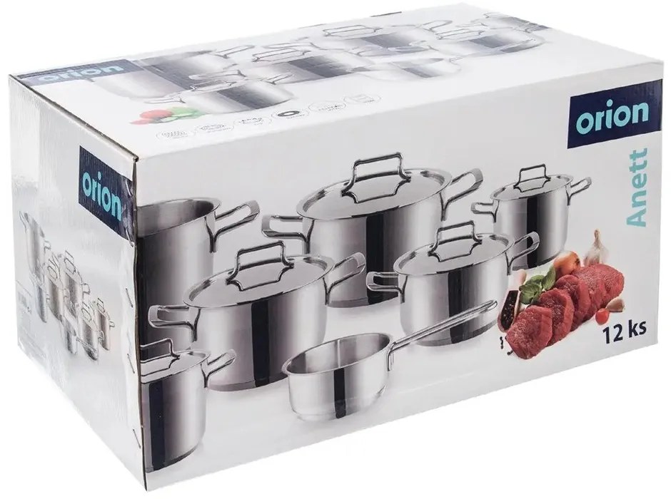 Set de vase pentru gătit din oțel inoxidabil Anett – Orion