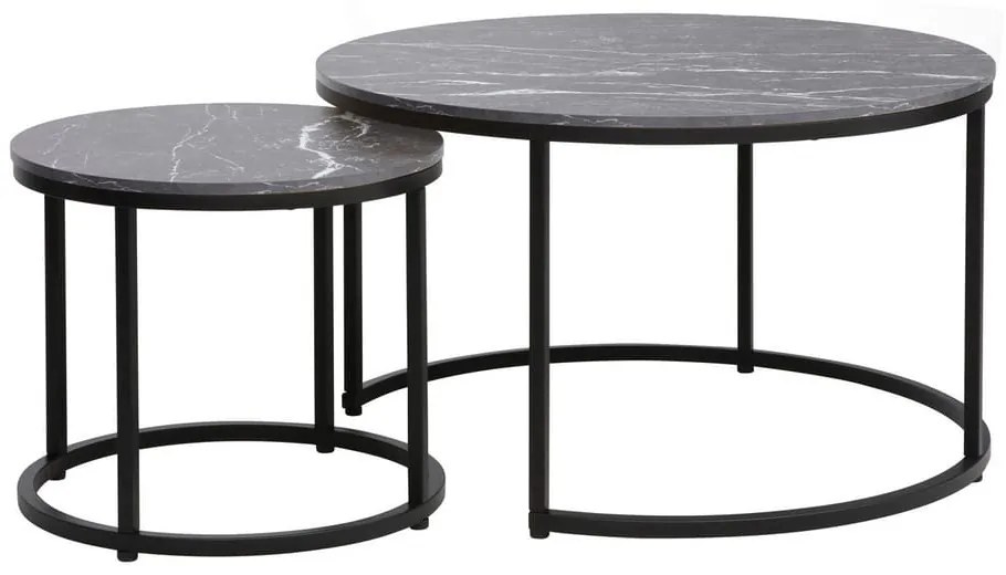 Masa de cafea Dion, marmura neagra