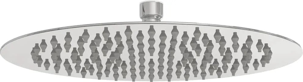 vidaXL Cap de duș cu ploaie rotundă din oțel inoxidabil 304 25 cm