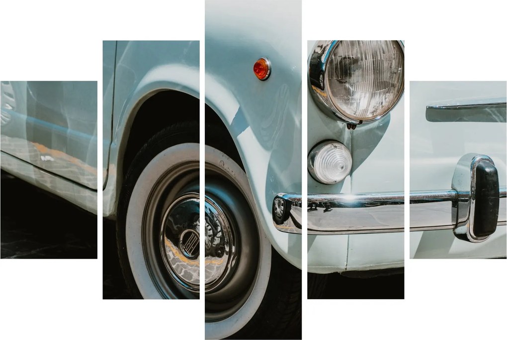 Tablou - mașina retro Fiat (150x105 cm)