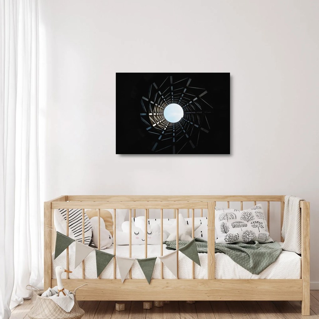 Tablou pe sticlă cu tunel (70x50 cm)
