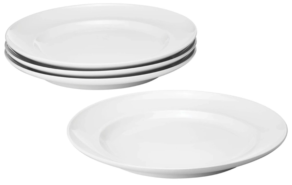 Farfurie din portelan Koppel 27 cm, set de 4 - Georg Jensen