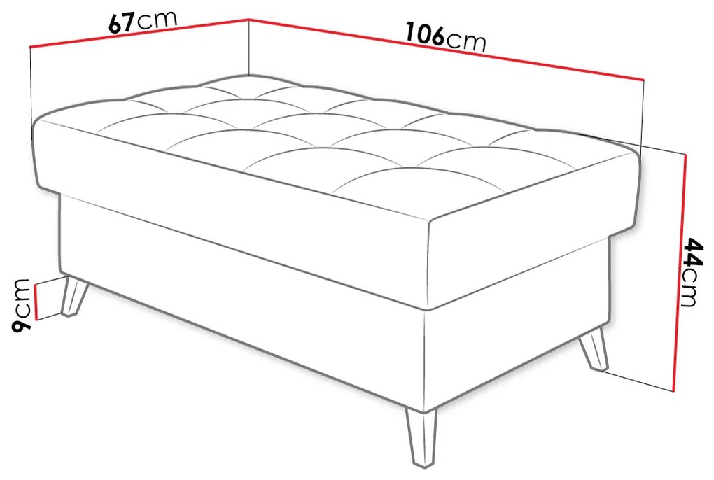 Taburete Evrona (magic velvet 2227). 1053992