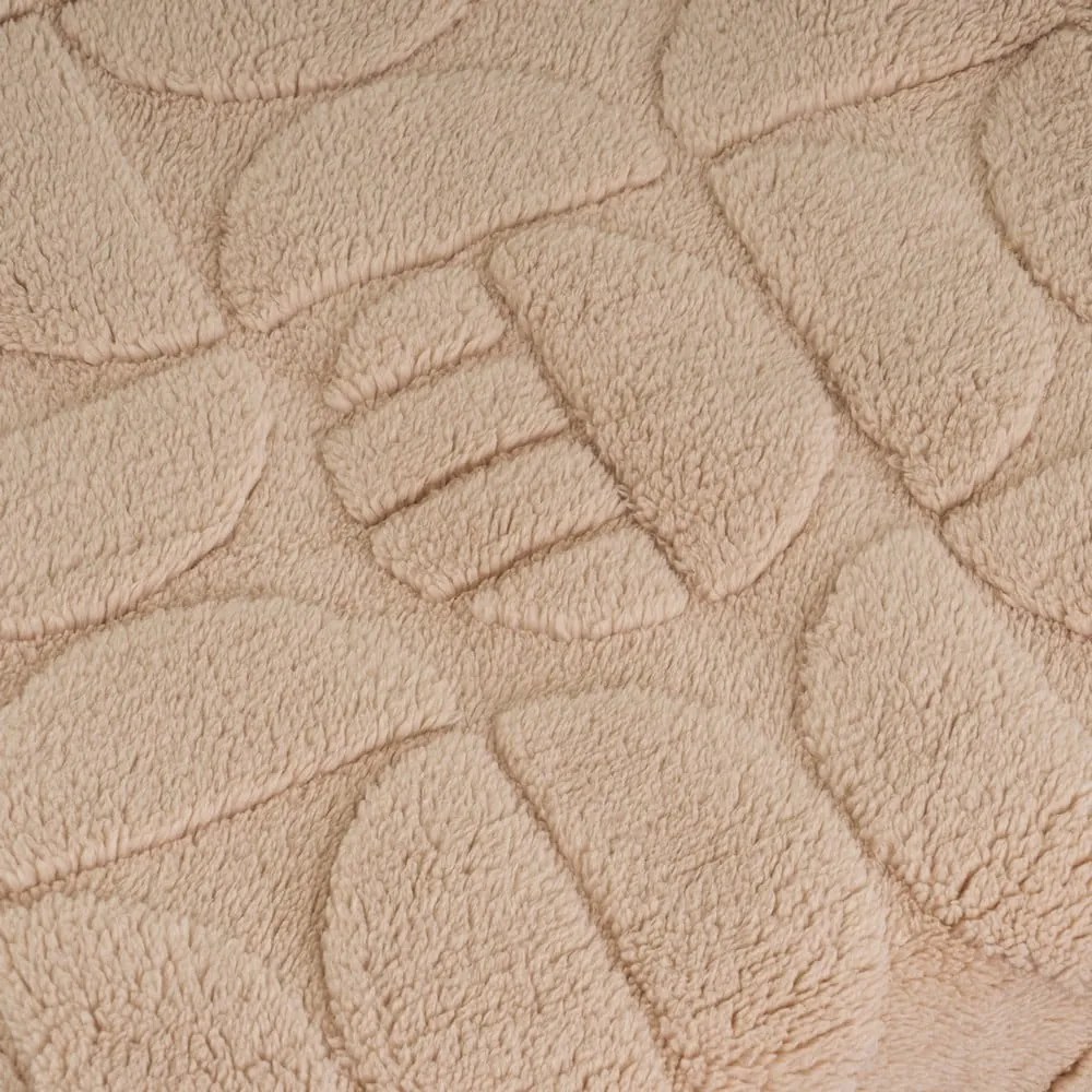 Pătură maro deschis din micropluș-cocolino 130x160 cm Mid Century – Casa Selección