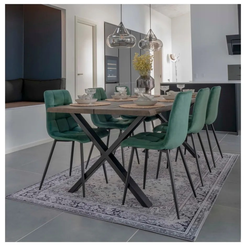 2 scaune de dining verzi Middelfart - House Nordic