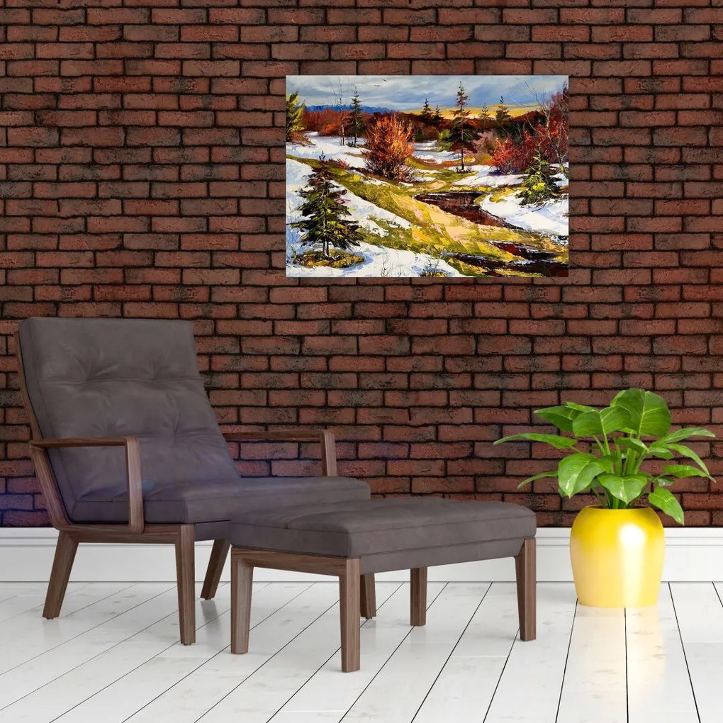 Tablou - Sosirea primăverii (70x50 cm)