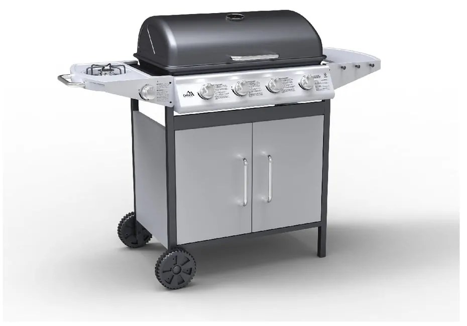 Grătar mobil de grădină pe gaz Cattara Master Chef Flame Tamer