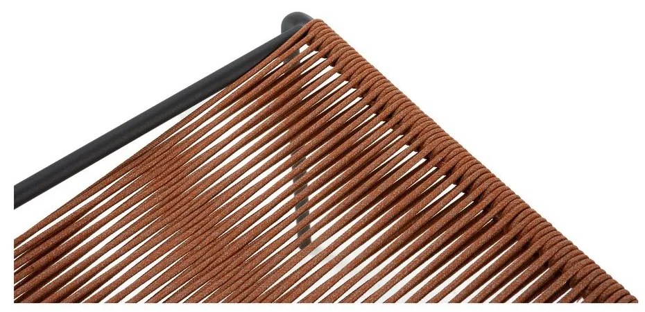 Scaune de dining teracotă stivuibile 2 buc. din metal Emily – Marckeric