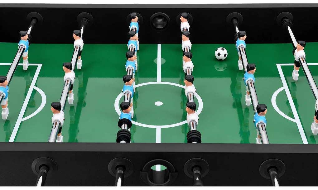 Stolný futbal Wuzzler s držiakmi na nápoje v čiernej farbe