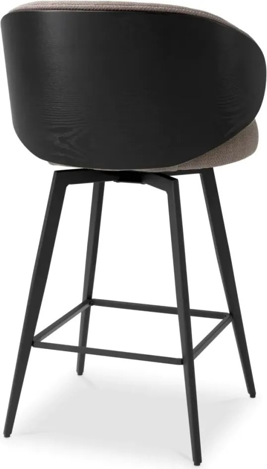 Scaun de bar design elegant LUX Camerota, Scalea grey