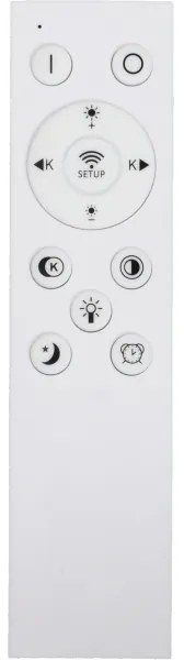 Fulgur s-43040-LED Lampă LED dimabilă NOMY-RC LED/40W/230V 3000/4000/6500K IP40 negru + telecomandă