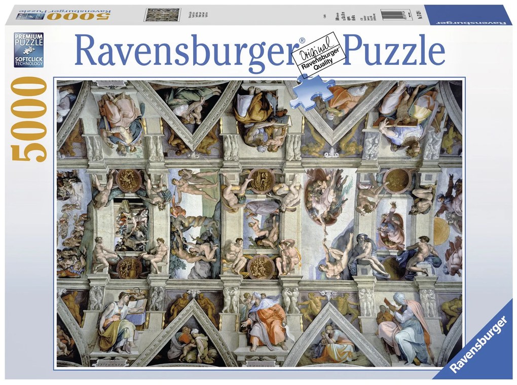 PUZZLE CAPELA SIXTINA, 5000 PIESE (RVSPA17429)