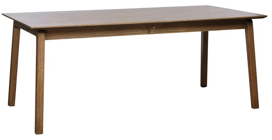 Masă de dining extensibilă cu blat cu aspect de lemn de stejar 95x190 cm Baro – Unique Furniture